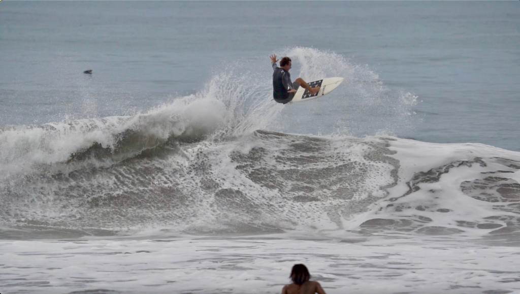 Surf Board Deck Pad on wave