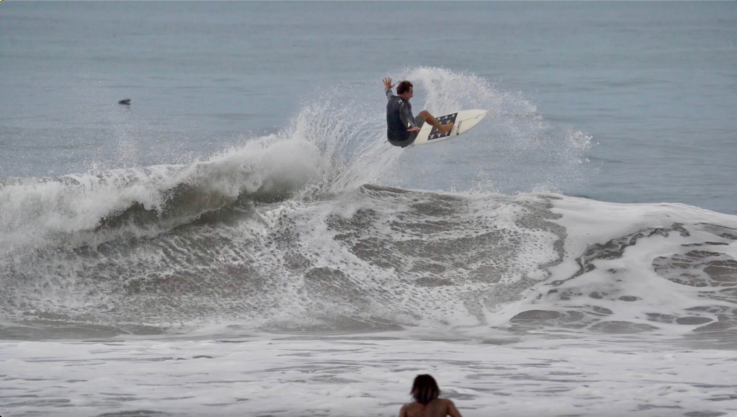 Surf Board Deck Pad on wave