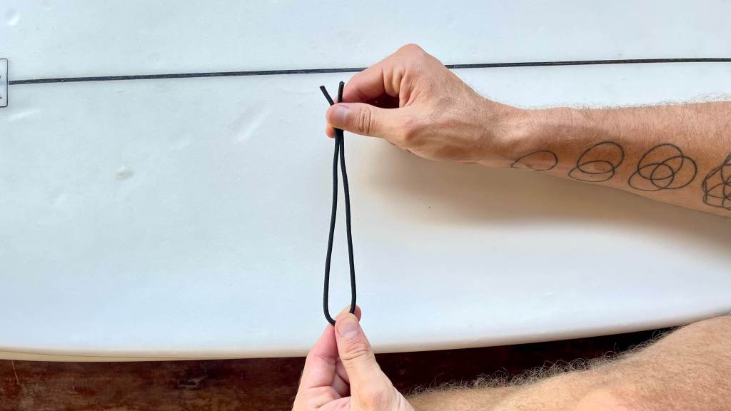 How to tie surf leash Knot
