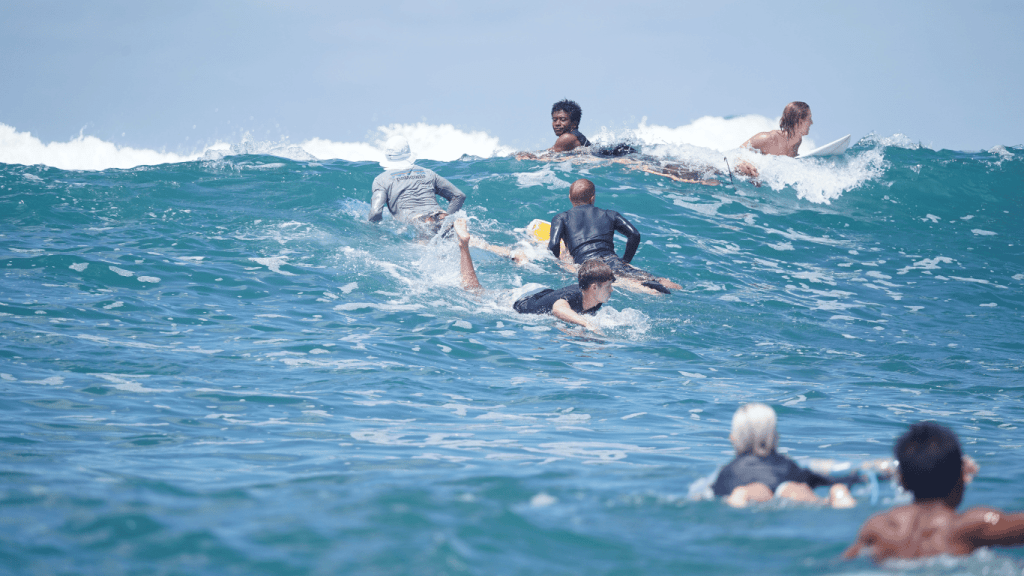 Always face the wave